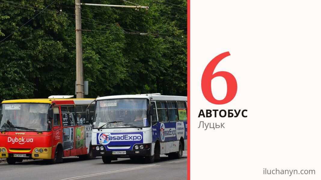 Автобус 6 у Луцьку